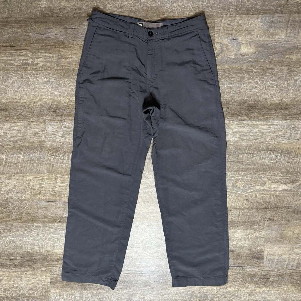REI CO-OP Safari Chino Pants Men's 30X32 Gray Outdoor Hiking Utility